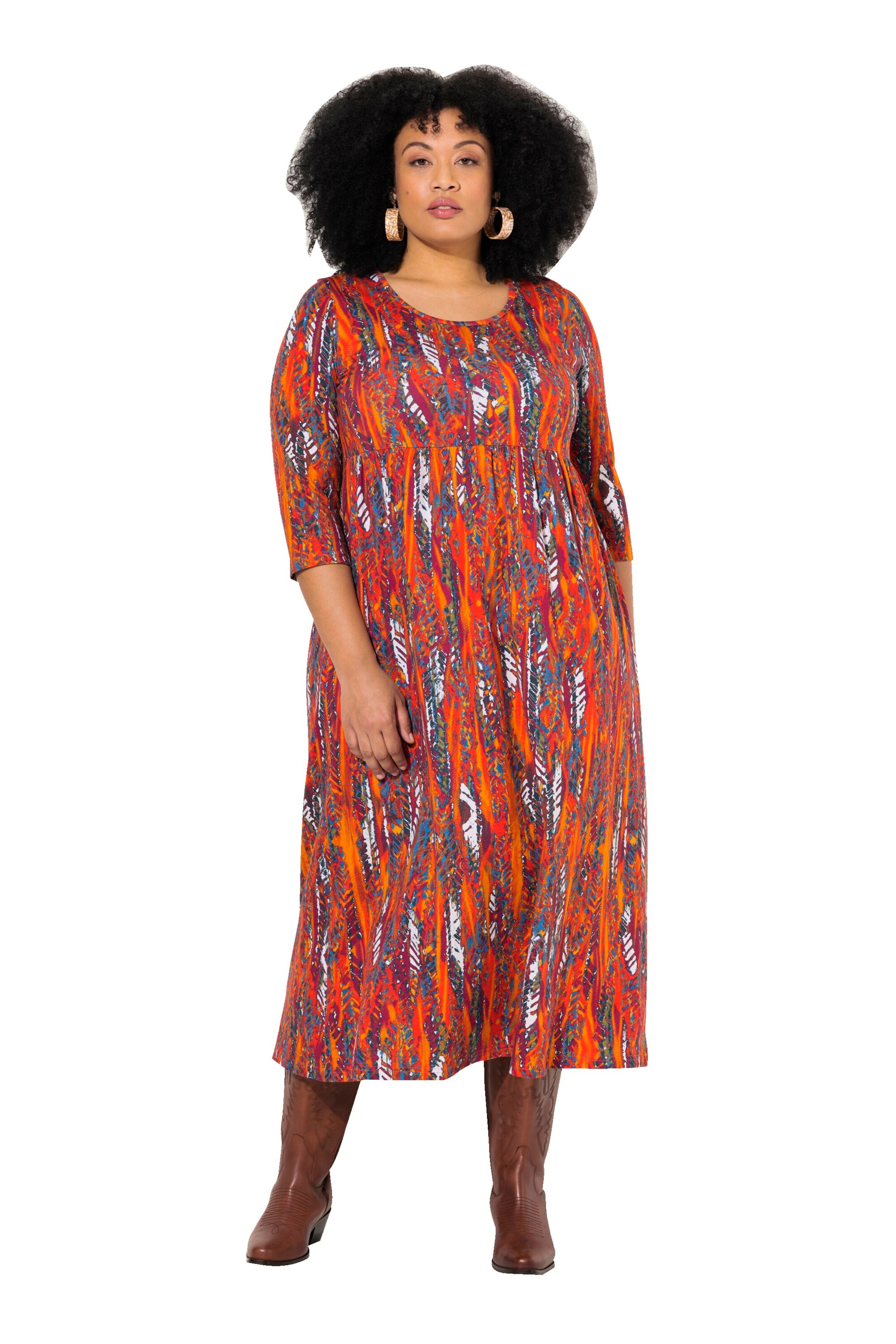 Ulla Popken Kleid in Orange