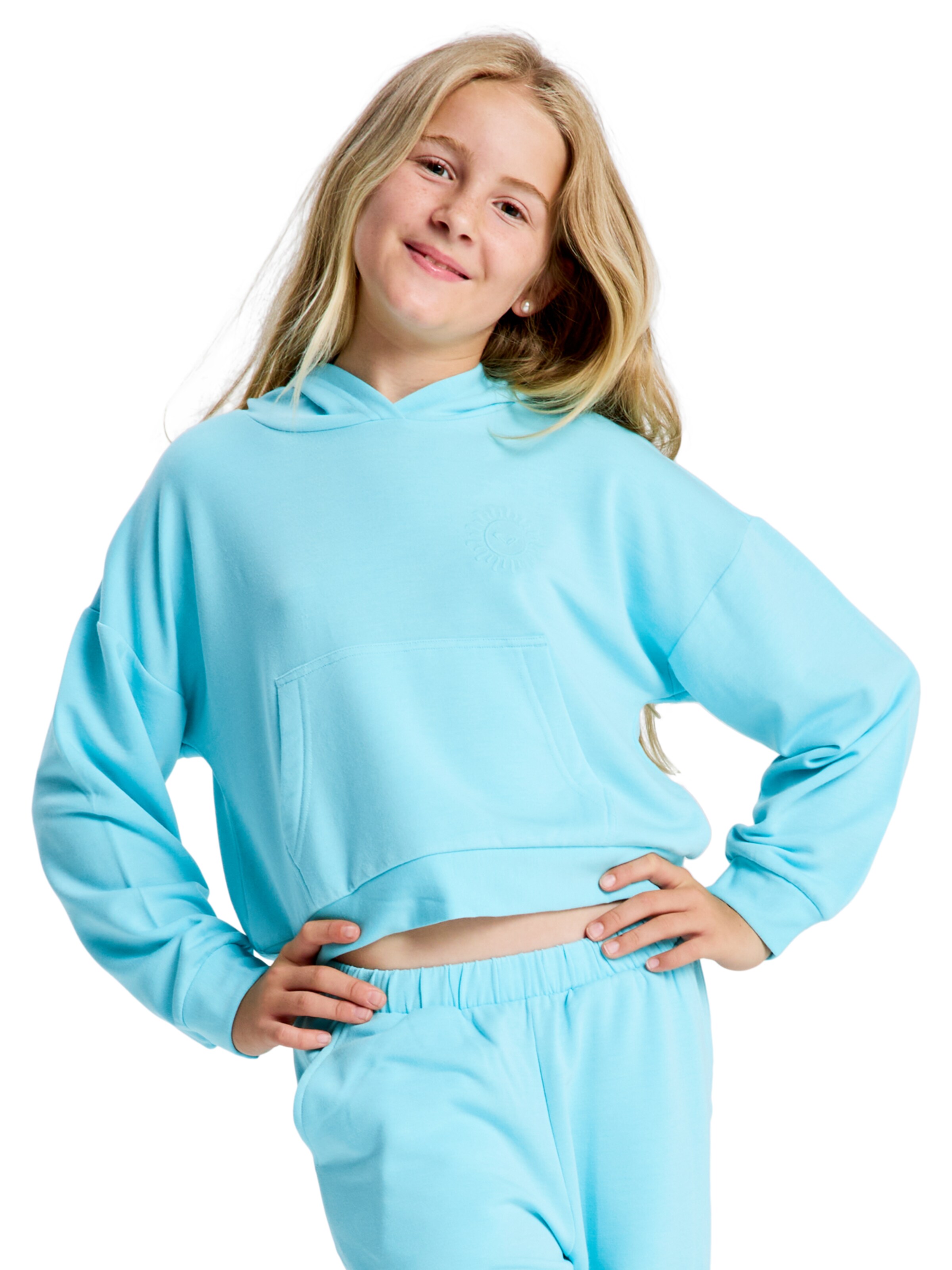 ROXY Sweatshirt 'Surfing By Daylight' in Blue: front