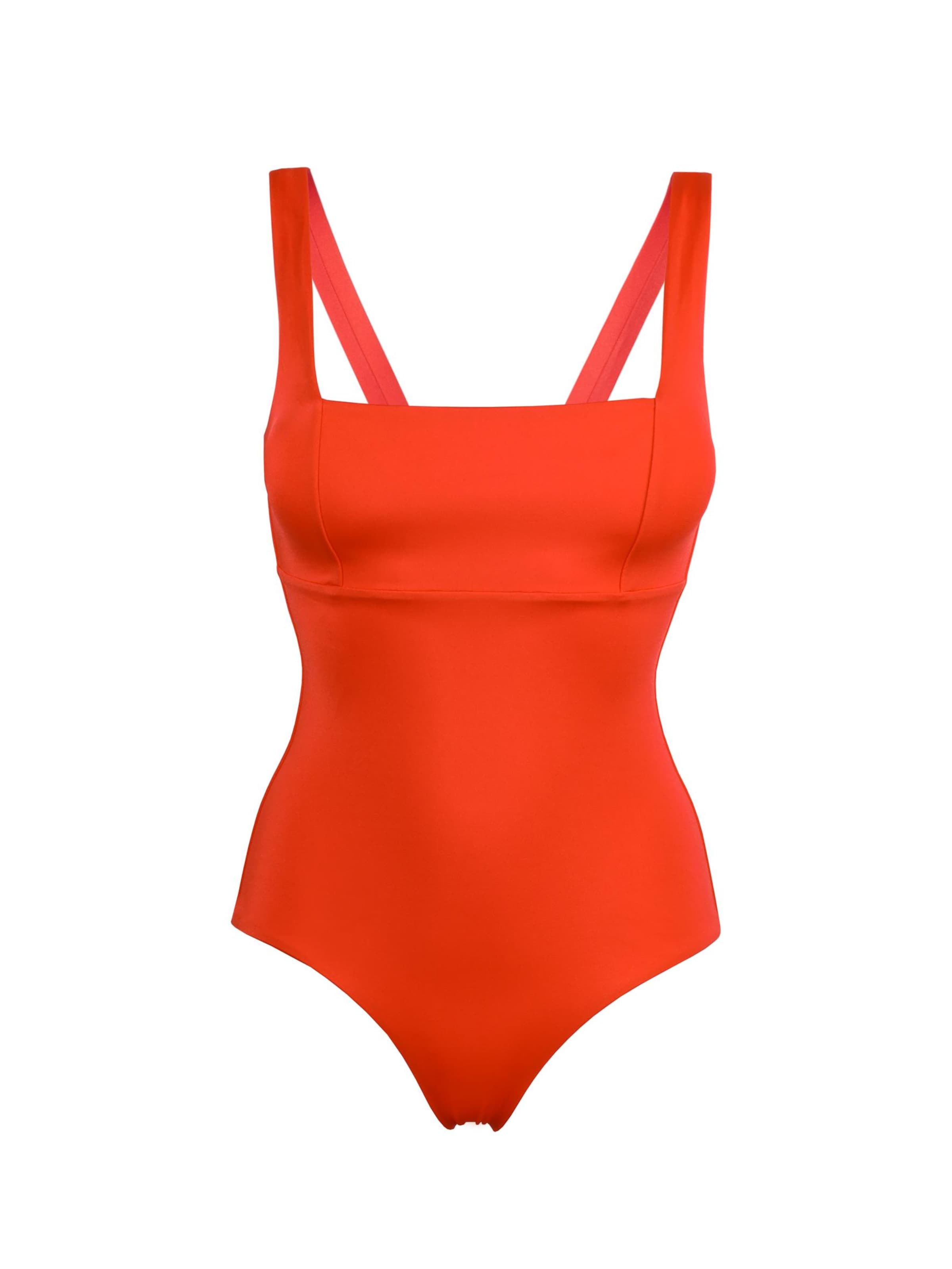MAREZZA Push-up Swimsuit in Red: front