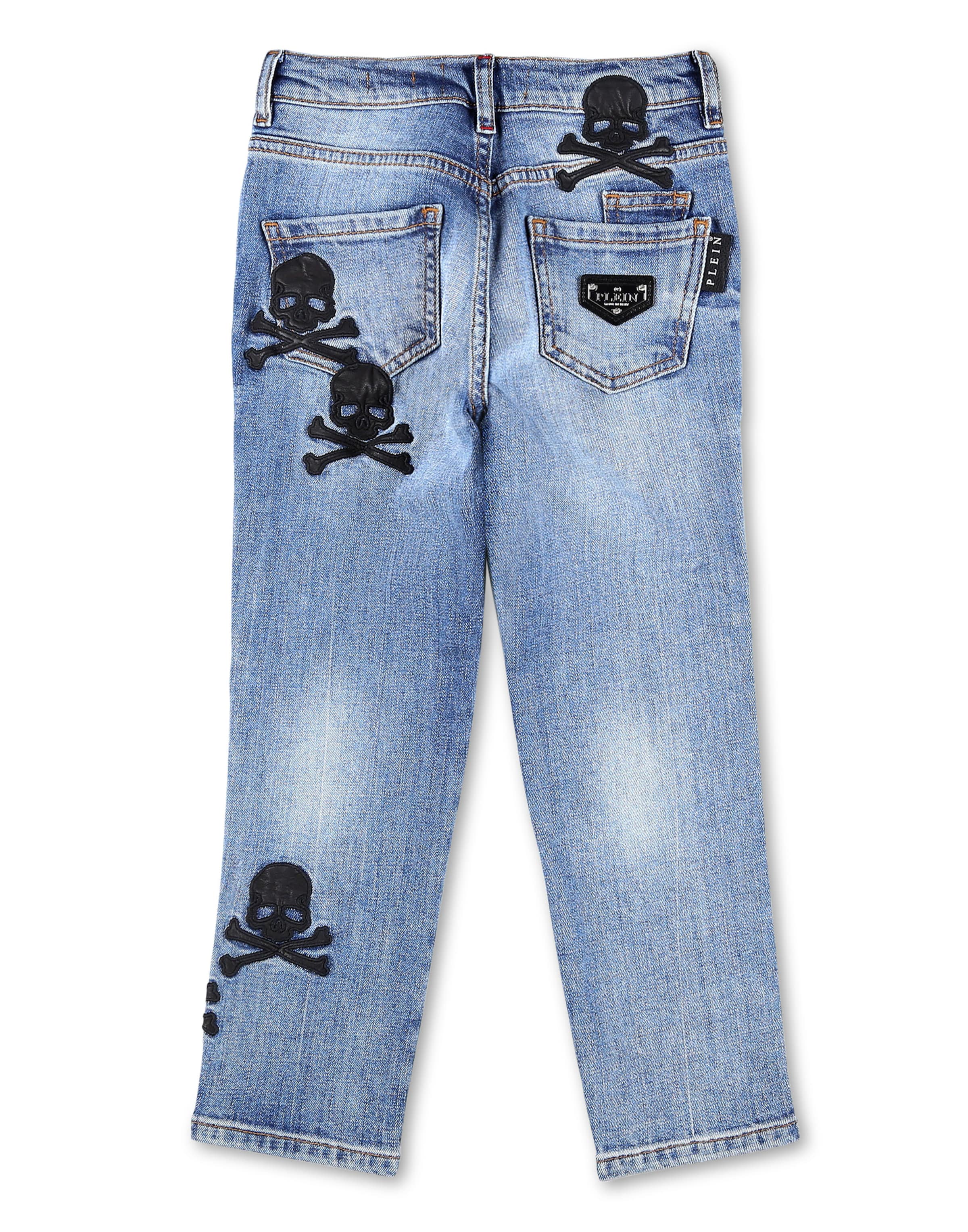 Regular Jean 'Skull' Philipp Plein en bleu