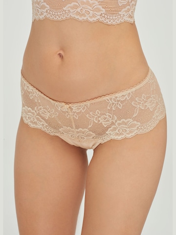 Marc & André Thong in Beige: front