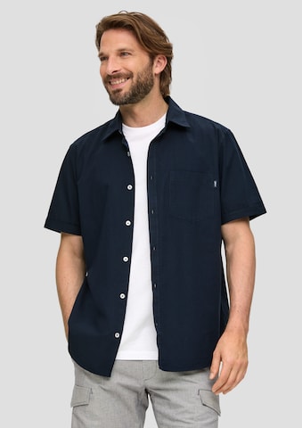 Coupe regular Chemise s.Oliver en bleu : devant