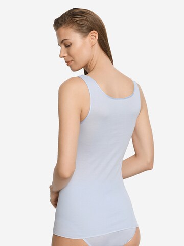 Hanro Undershirt 'Cotton Seamless' in Blue