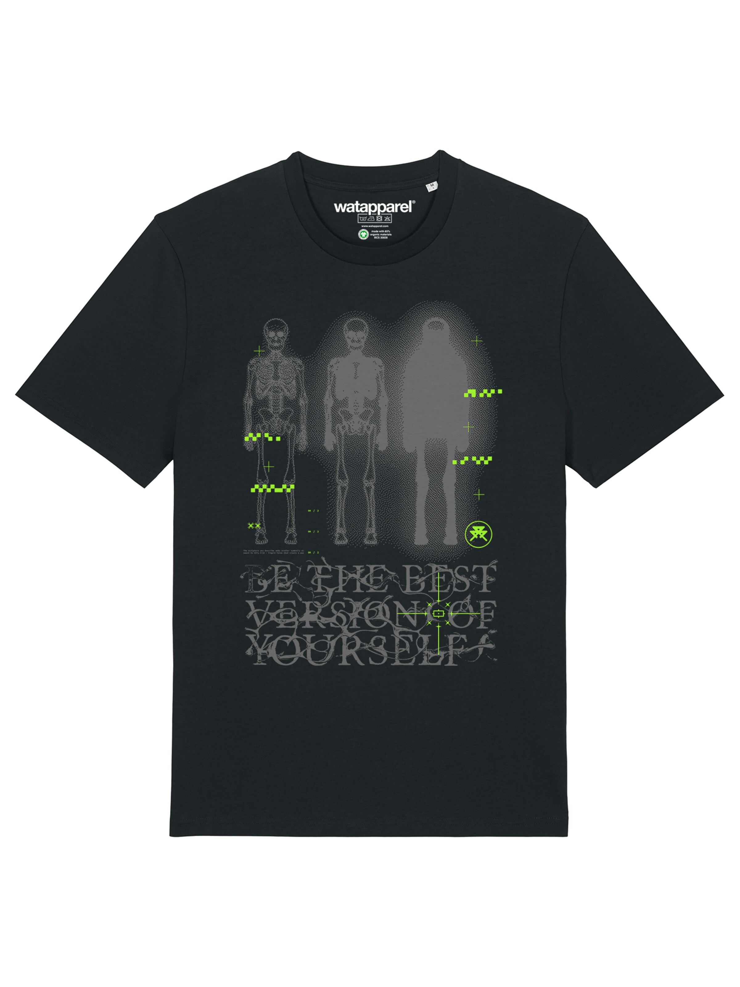 Watapparel T-Shirt 'Be The Best' in Schwarz: Vorderseite