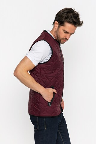 Gilet 'Sandro' Giorgio di Mare en rouge