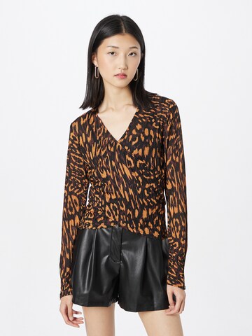 DKNY Shirt in Bruin: voorkant