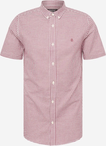 BURTON MENSWEAR LONDON Slim Fit Skjorte i rød: forside