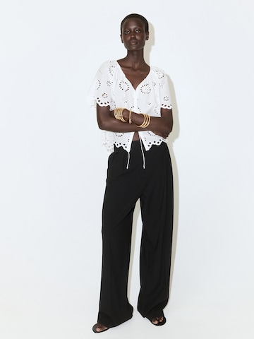 MANGO Blouse in White