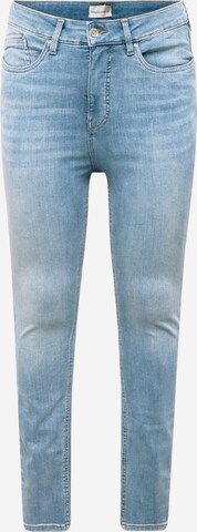 ONLY Carmakoma Slimfit Jeans 'CAREMMY' in Blauw: voorkant