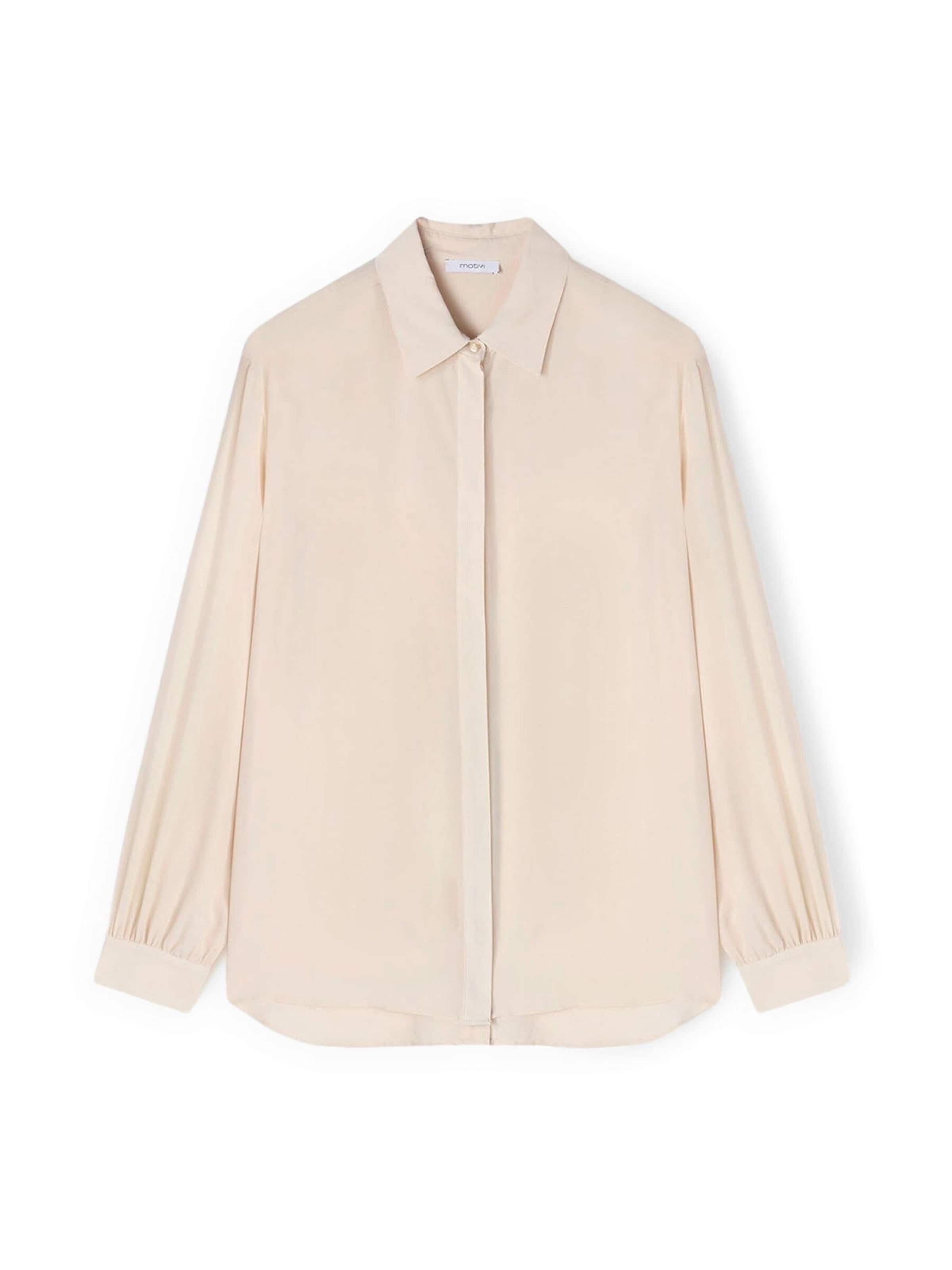 MOTIVI Shirt in Wit: voorkant