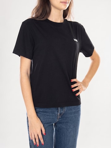 VANS Koszulka 'Junior V Boxy Crew-Neck Black T-Shirt' w kolorze czarny: przód