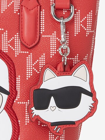 Borsa a mano di Karl Lagerfeld in rosso