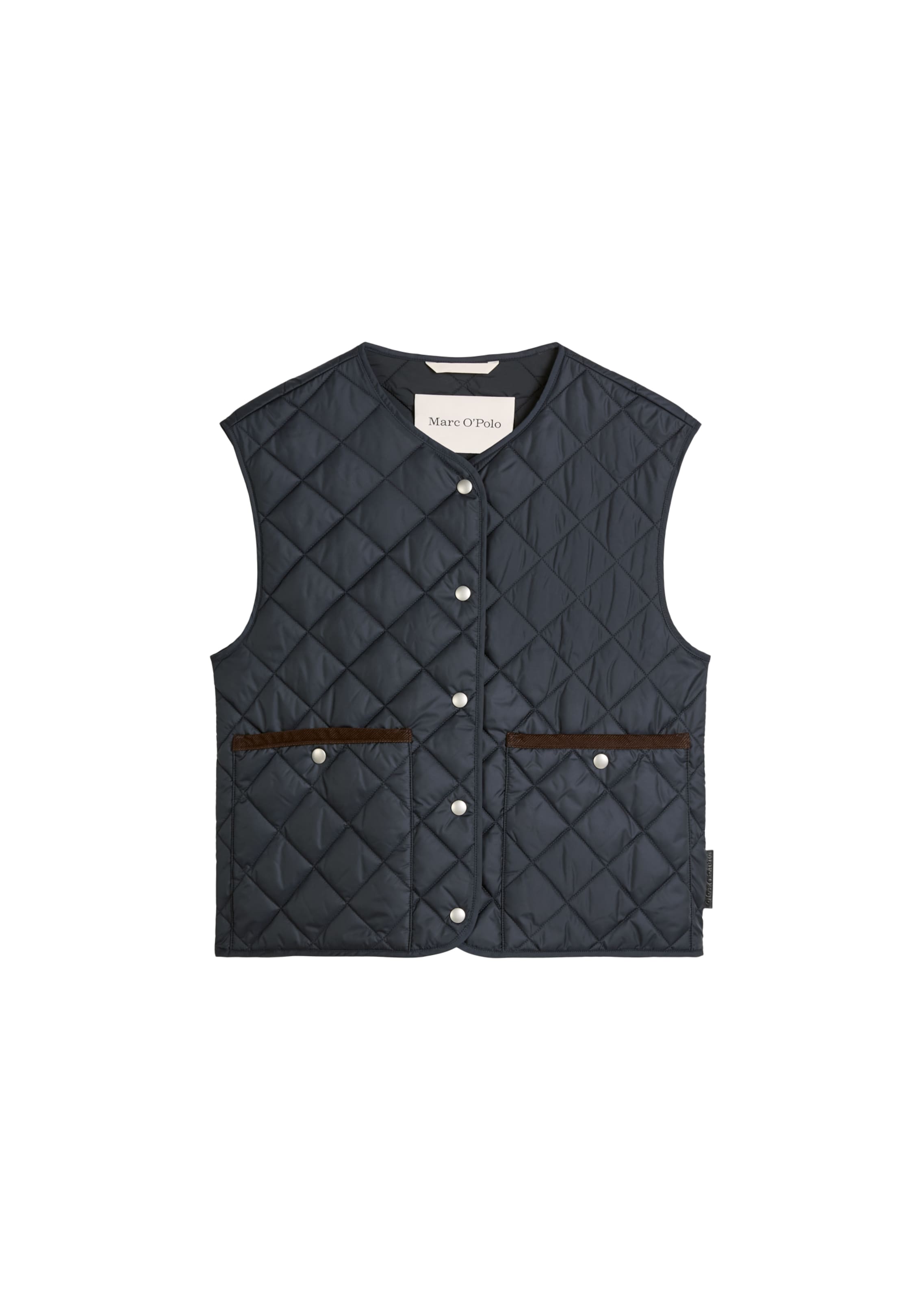 Marc O'Polo Bodywarmer in Blauw: voorkant