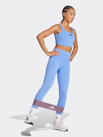 ADIDAS PERFORMANCE Bustier Sport-BH 'Power' in Blau