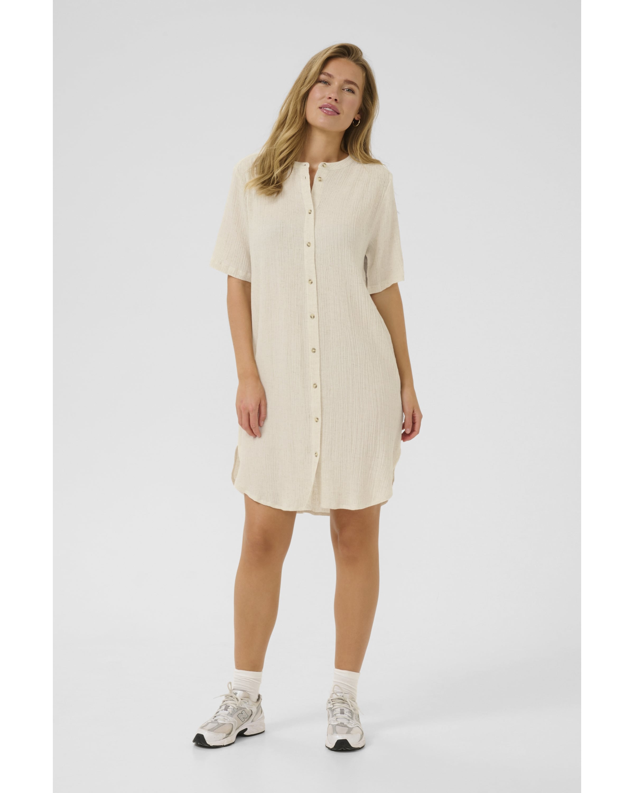 Kaffe Blousejurk 'Agitte' in Beige