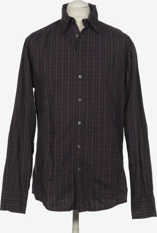 emilioadani Button Up Shirt in L in Purple: front