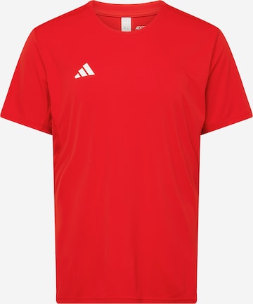 T-Shirt fonctionnel 'ADIZERO ESSENTIALS' ADIDAS PERFORMANCE en rouge : devant