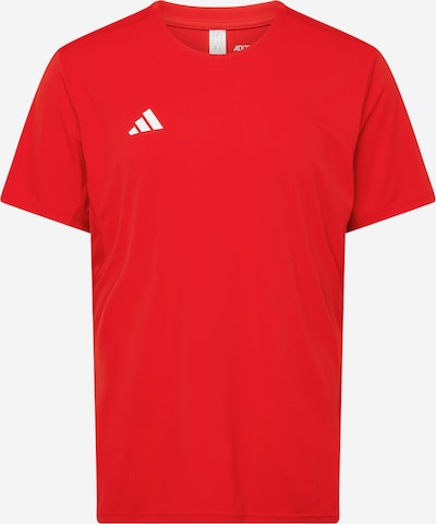 ADIDAS PERFORMANCE Functioneel shirt 'ADIZERO ESSENTIALS' in de kleur Rood / Wit, Productweergave