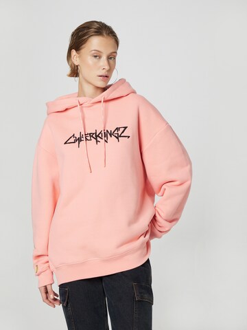 About You x Cyberkongz Hoodie 'Leo' in Pink