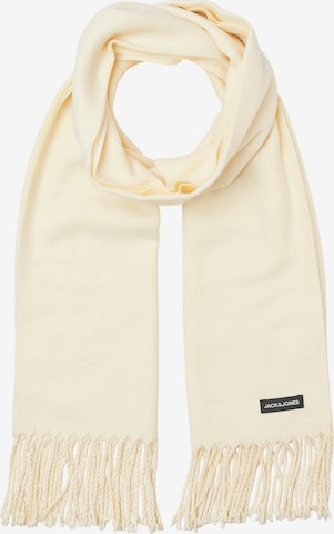JACK & JONES Šal 'JACSolid' | bela barva: sprednja stran