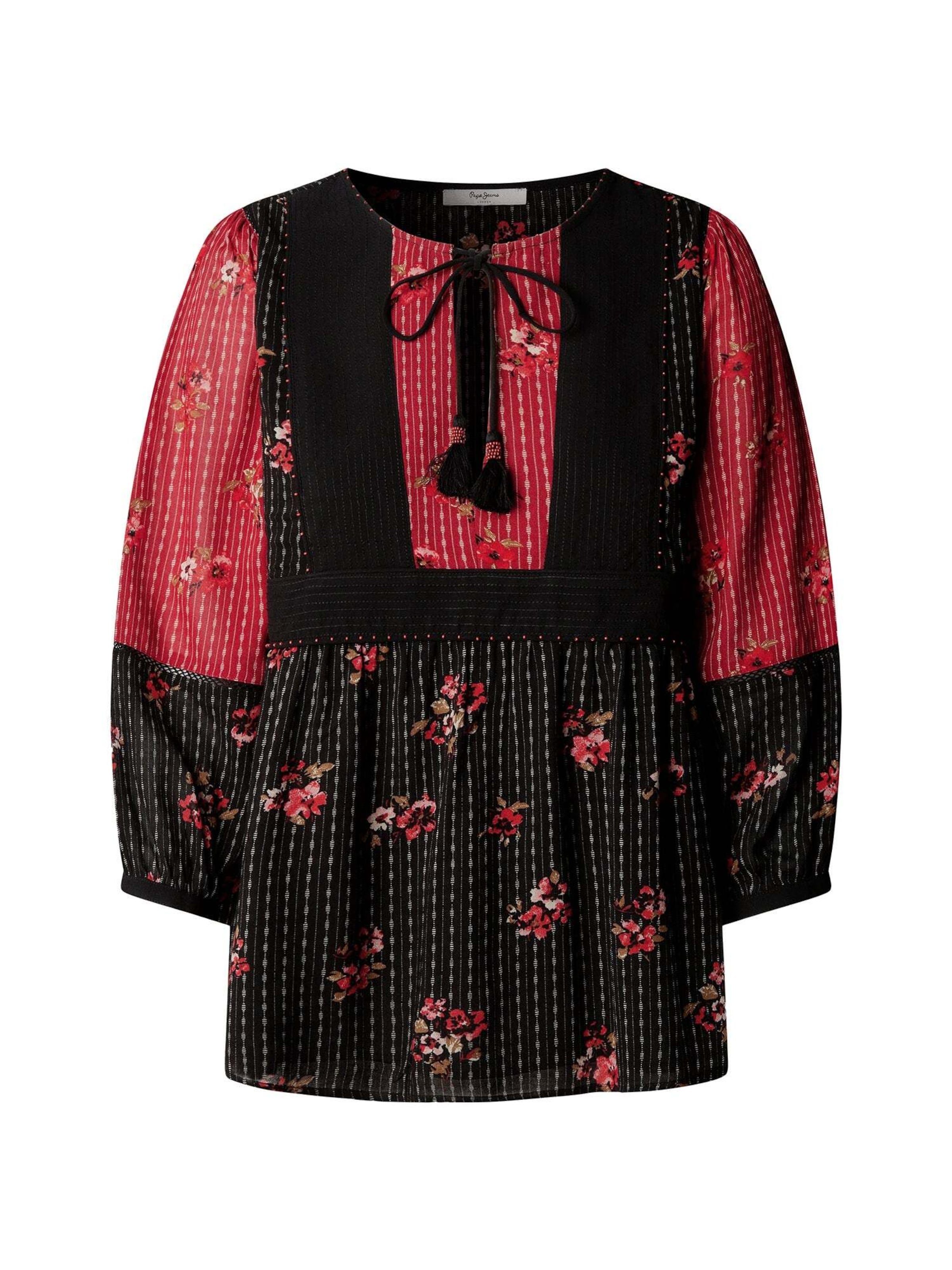 Pepe Jeans Bluse 'Geronima' in Schwarz: Vorderseite