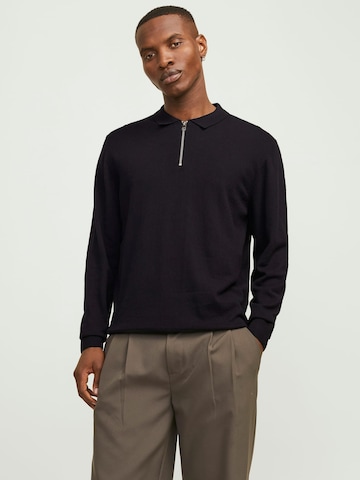 JACK & JONES Trui 'Emil' in Zwart: voorkant