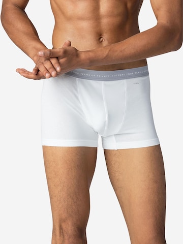 Mey Boxer shorts 'RE:THINK' in White: front