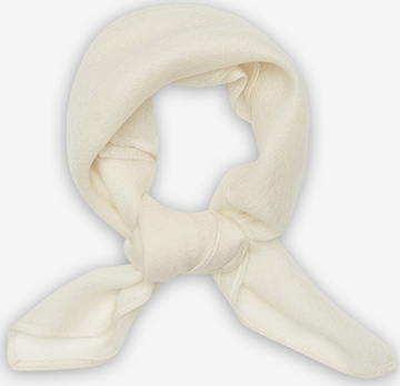 Foulard 'MALPAIS' di Noolur in bianco: frontale