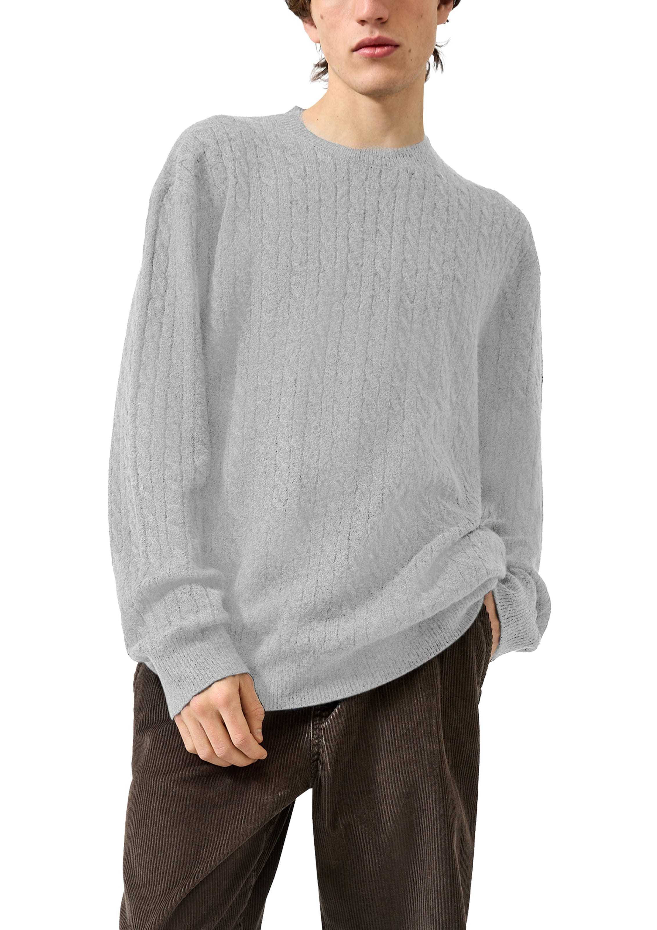 QS Pullover in Grau: Vorderseite