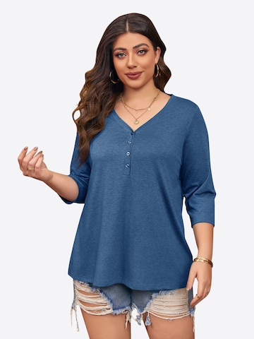 Imily Bela Shirt in Blau: Vorderseite