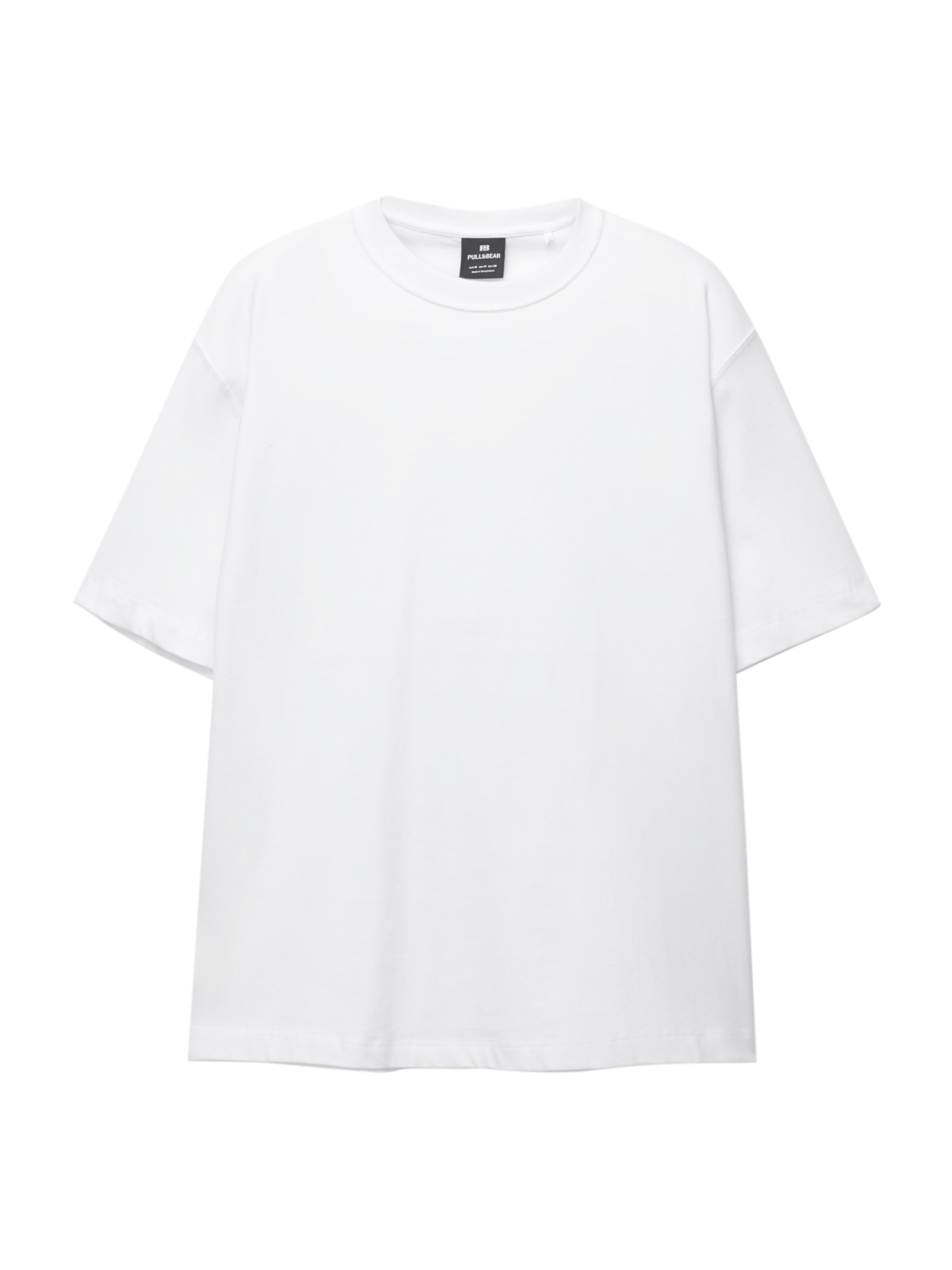 Pull&Bear Koszulka w kolorze biały: przód