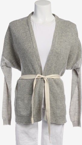 JIL SANDER Pullover / Strickjacke M in Grau: Vorderseite