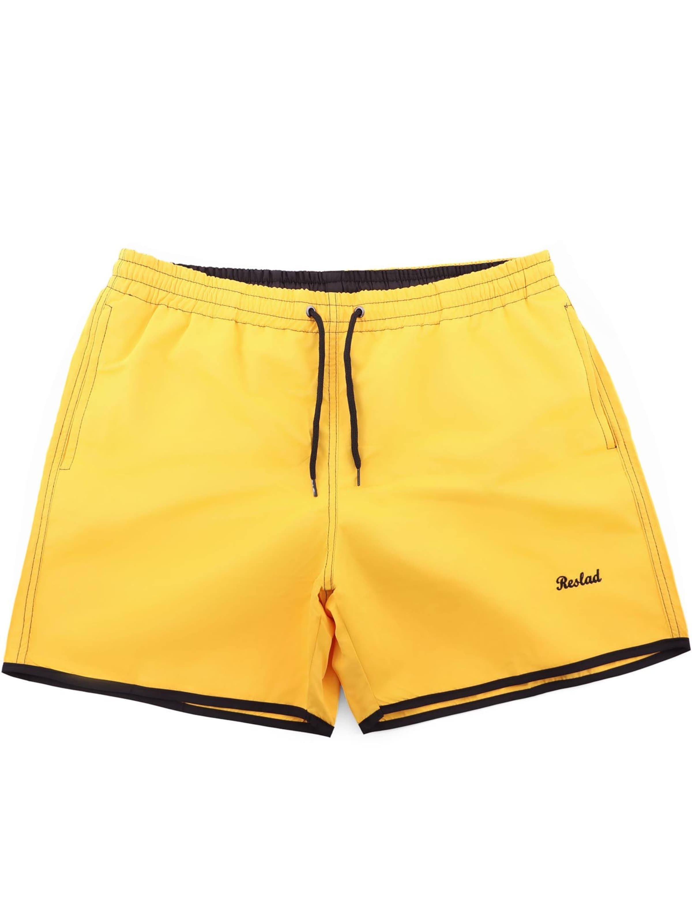 Reslad Board Shorts 'RS5020' in Yellow: front