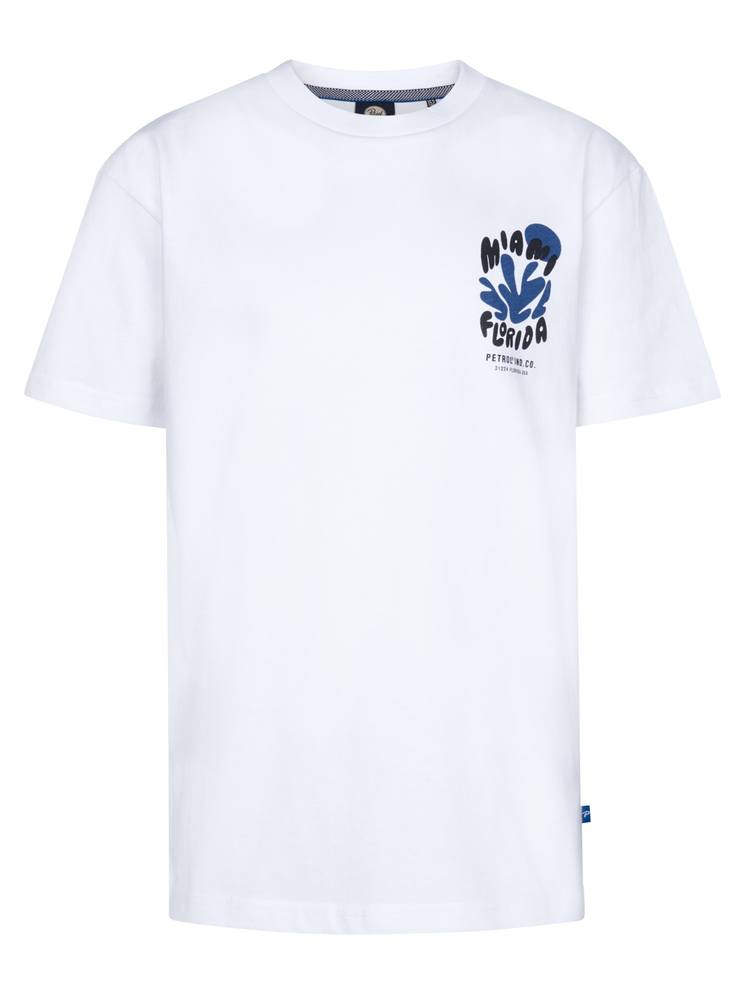 Petrol Industries Футболка в Белый: спереди