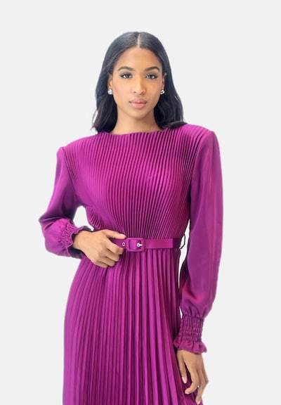 Elara Kleid in 34-42 in neonlila, Produktansicht