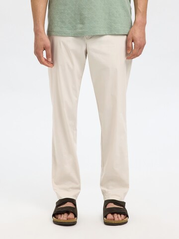 SELECTED HOMME regular Bukser '190' i beige: forside