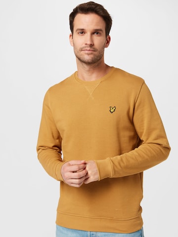 Lyle & Scott Sweatshirt in Yellow: front
