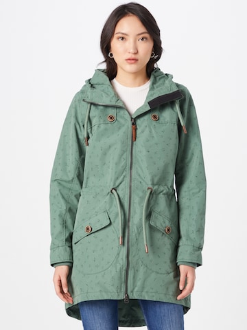 Alife and Kickin Between-Seasons Parka 'CharlotteAK A' in Green: front