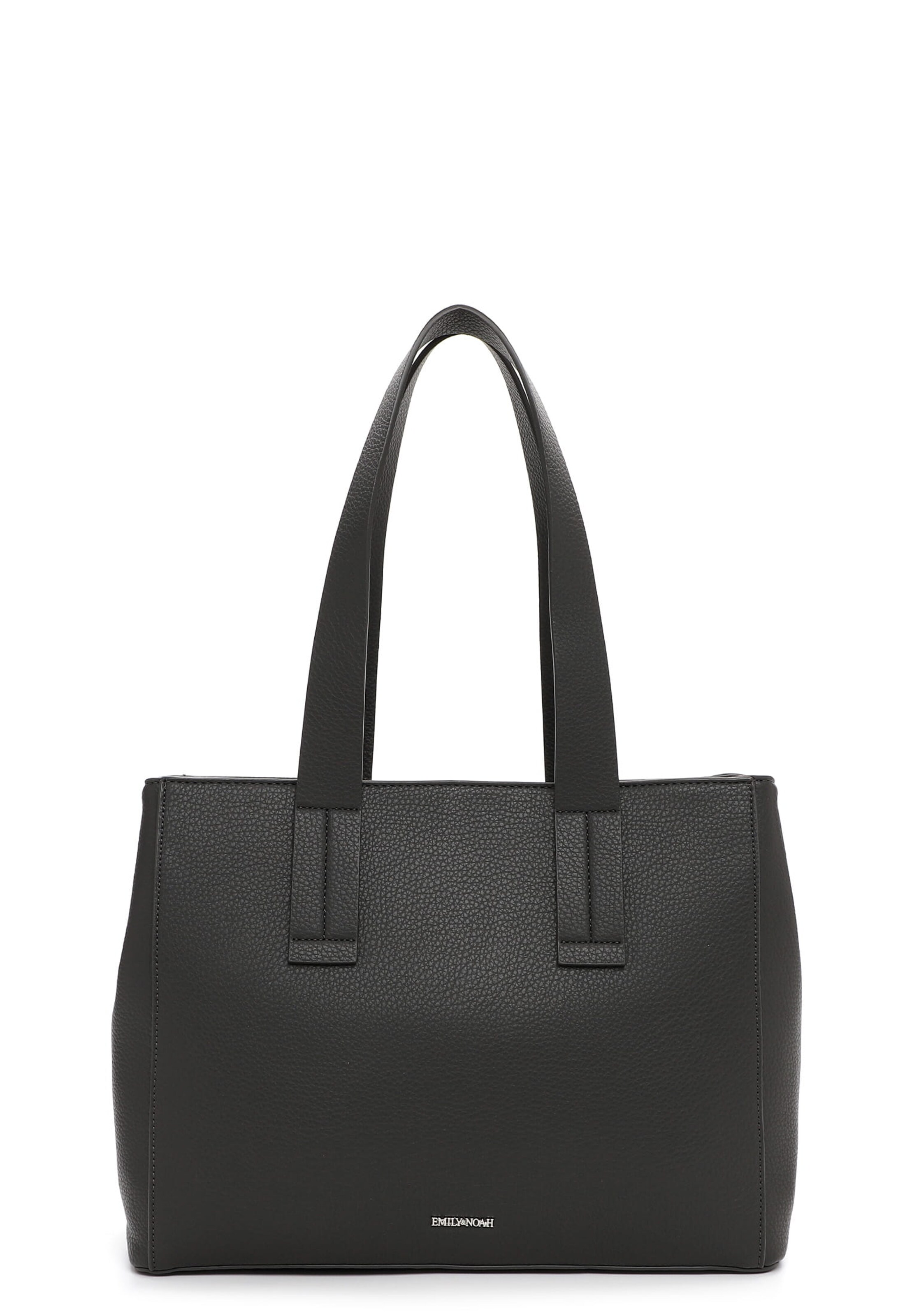 Emily & Noah Shopper in Grey: front