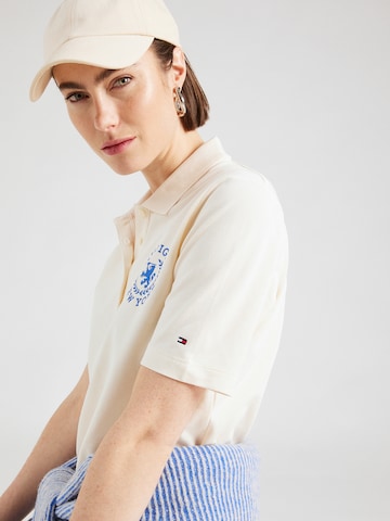 TOMMY HILFIGER Poloshirt in Beige