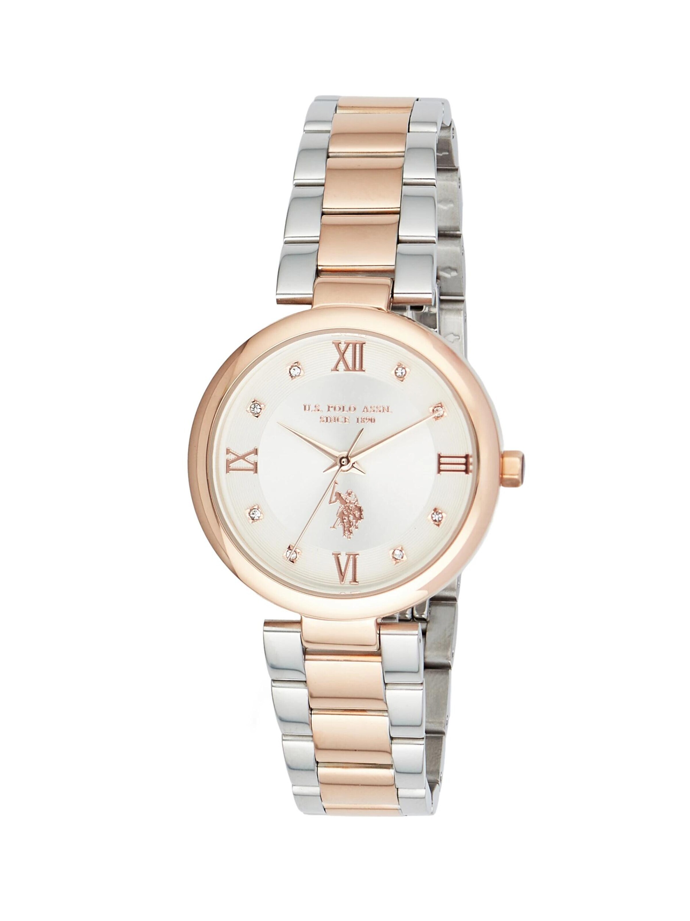 U.S. POLO ASSN. Analog watch 'Fanny' in Gold