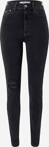 Tommy Jeans Skinny Jeans 'MELANY' in Zwart: voorkant