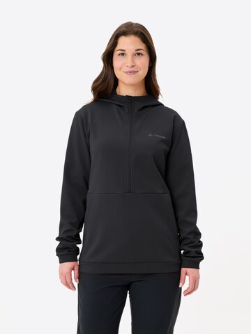 VAUDE Sportief sweatshirt 'Cyclist' in Zwart: voorkant