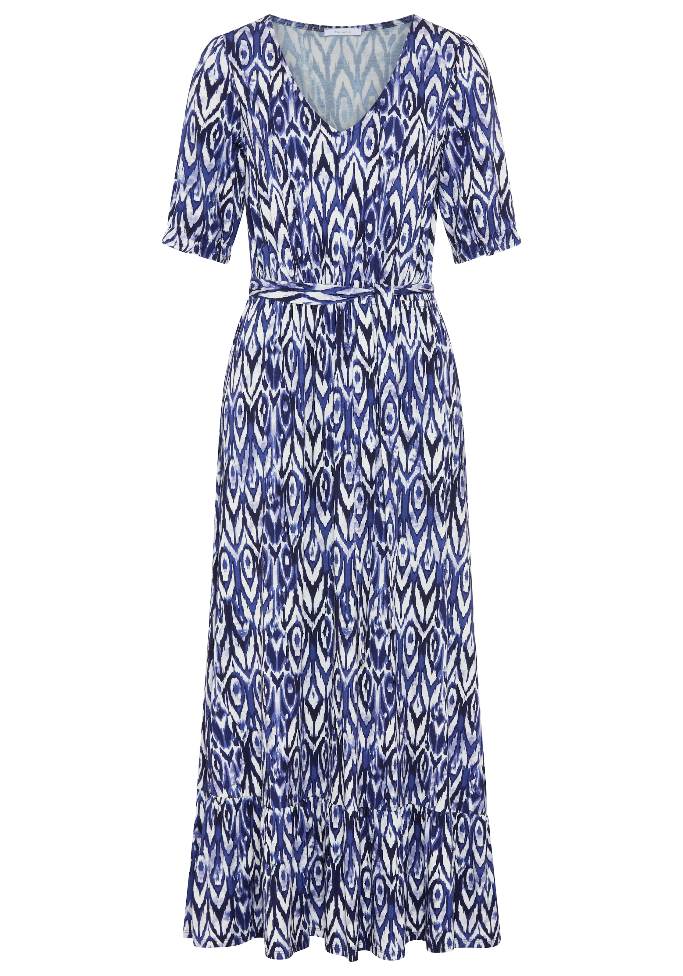Tamaris Evening Dress in Blue: front