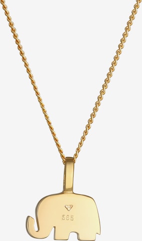 ELLI PREMIUM Kette 'Elefant' in Gold