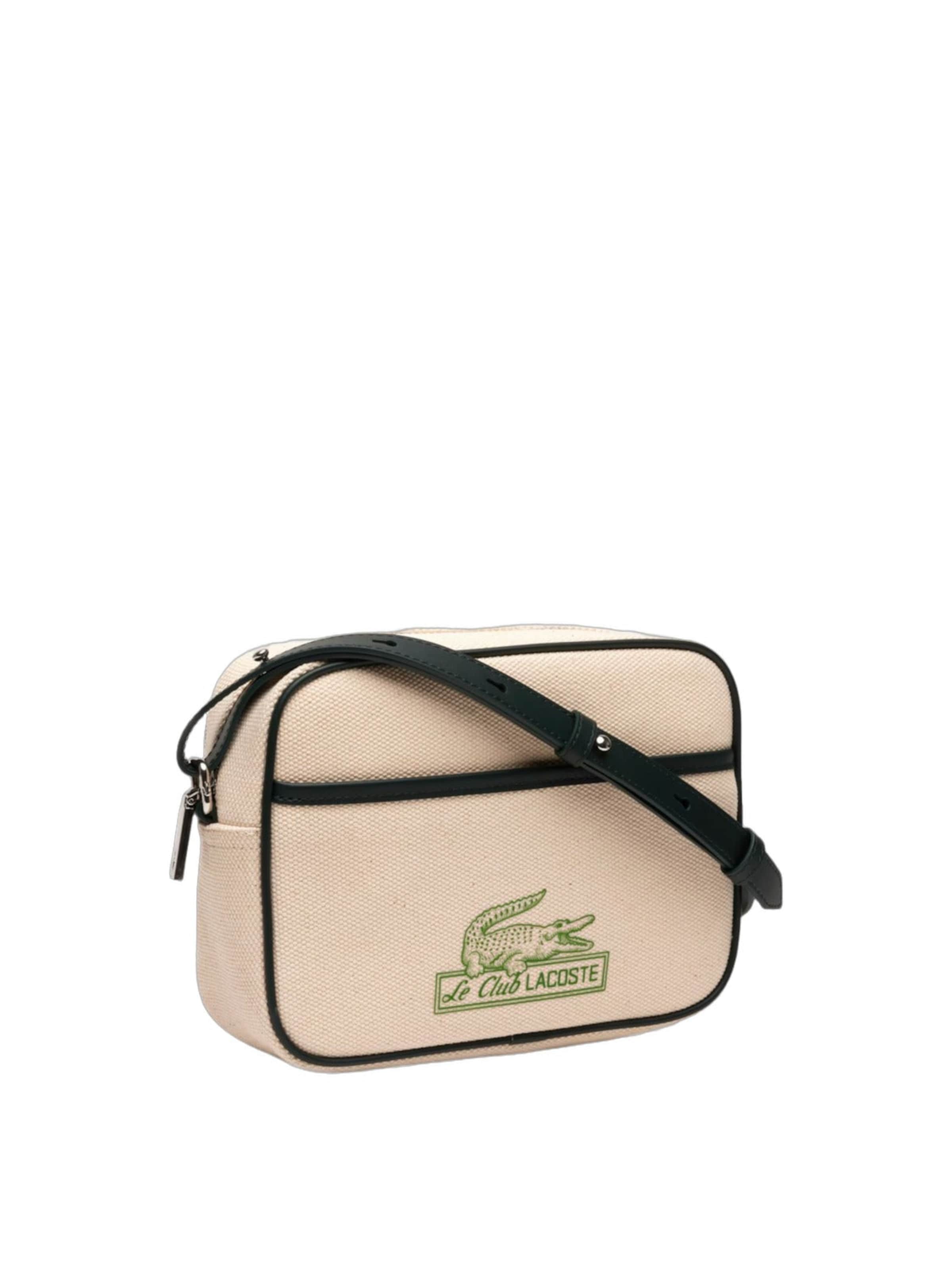 LACOSTE - Bolso de hombro 'Heritage Canvas' en beige
