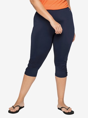 SHEEGO Slim fit Leggings in Blue: front