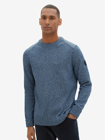 TOM TAILOR Sweater in Blue: front