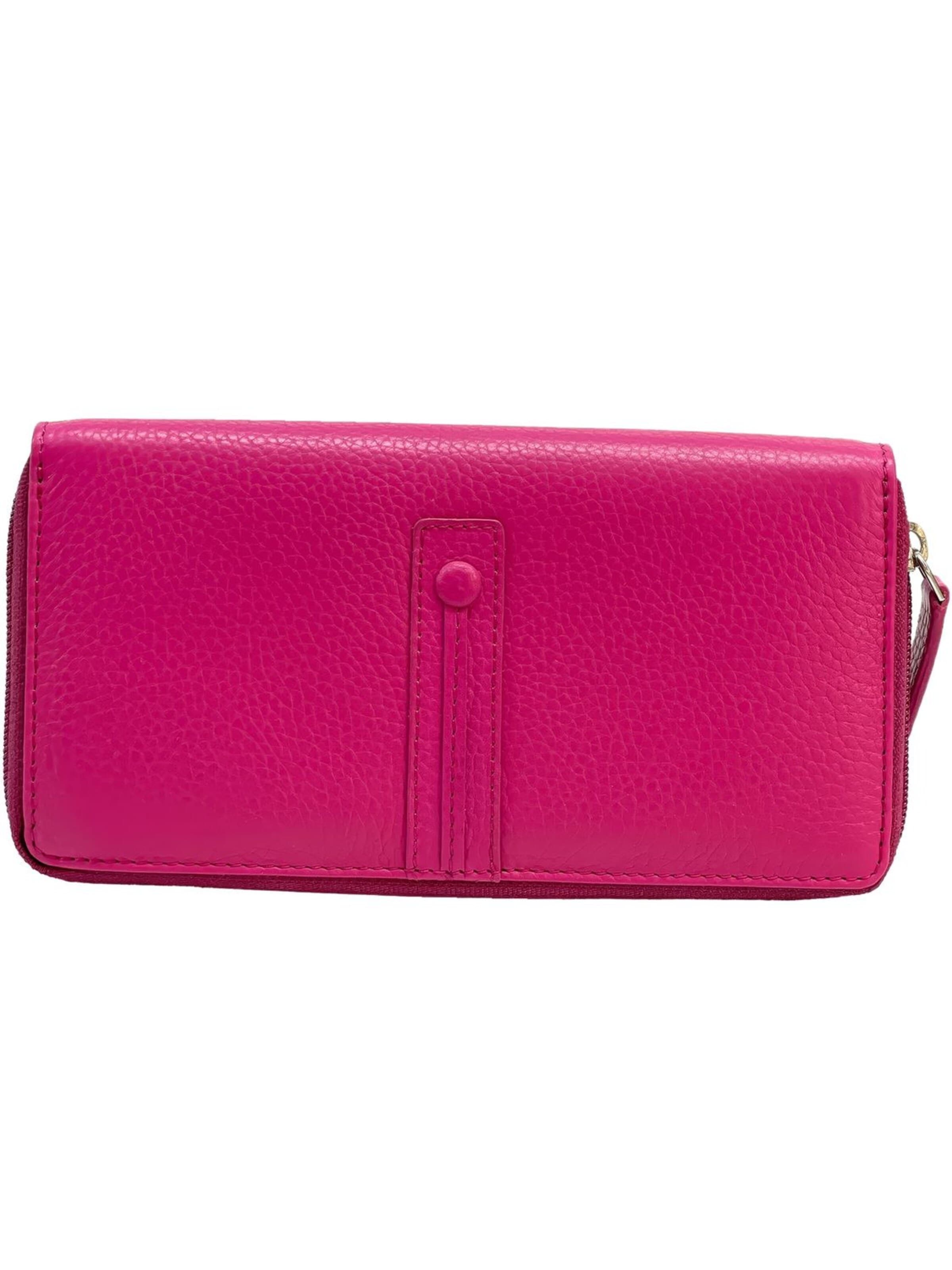 Florence Wallet in Pink: front