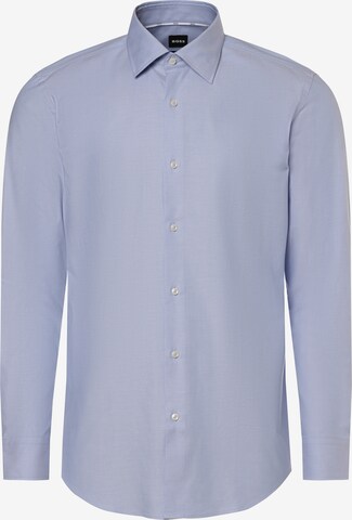 BOSS Business Shirt in Blue: front